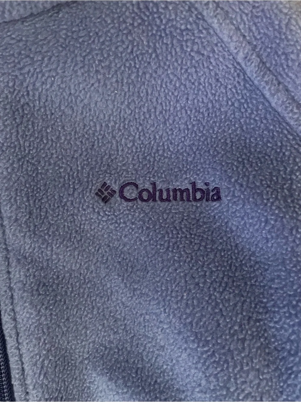 Columbia Kids Purple-Blue Fleece Jacket - Picture 4 of 8